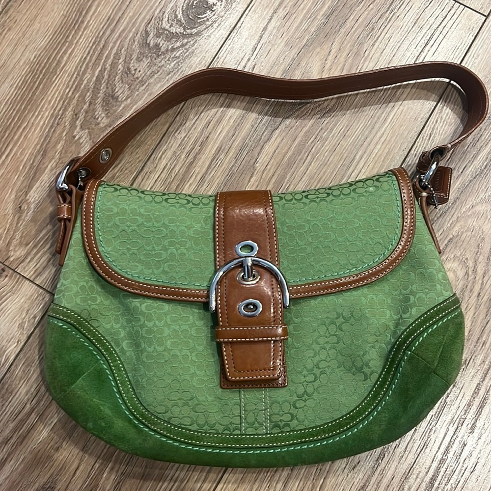 Coach soho green bag